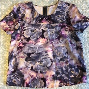 Floral crop blouse